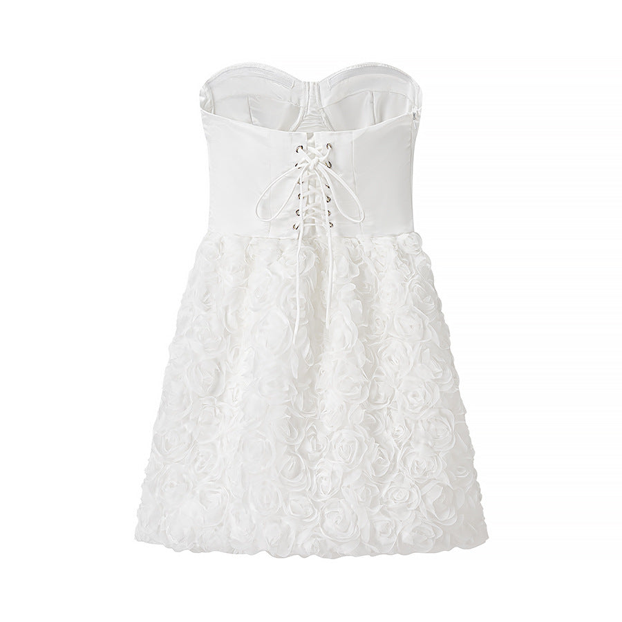 Elite Muse Strapless Mini Dress