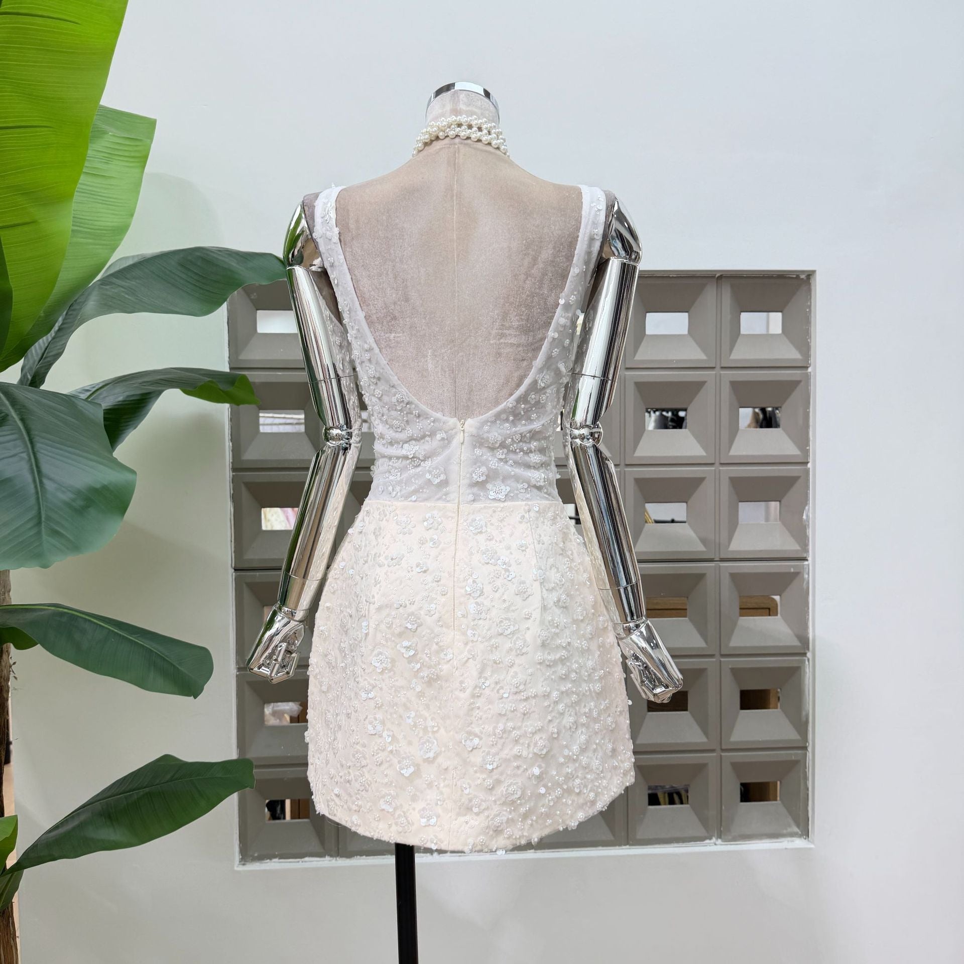 Bloom V Mini Dress