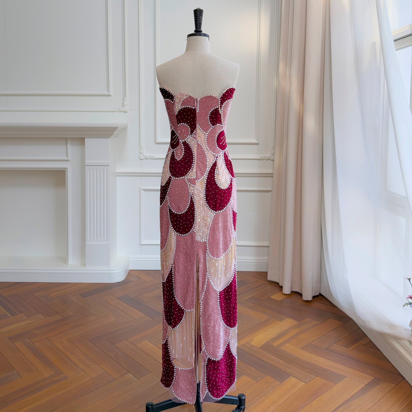 Symphony Velvet Off-Shoulder Maxi Dress