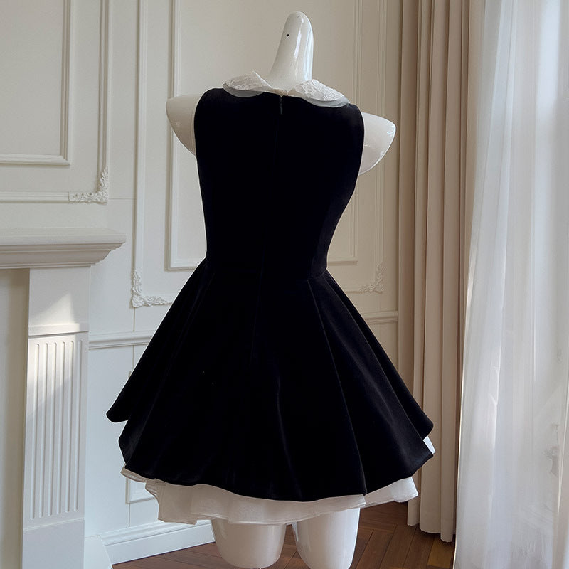 Élorette Doll Collar Mini Dress