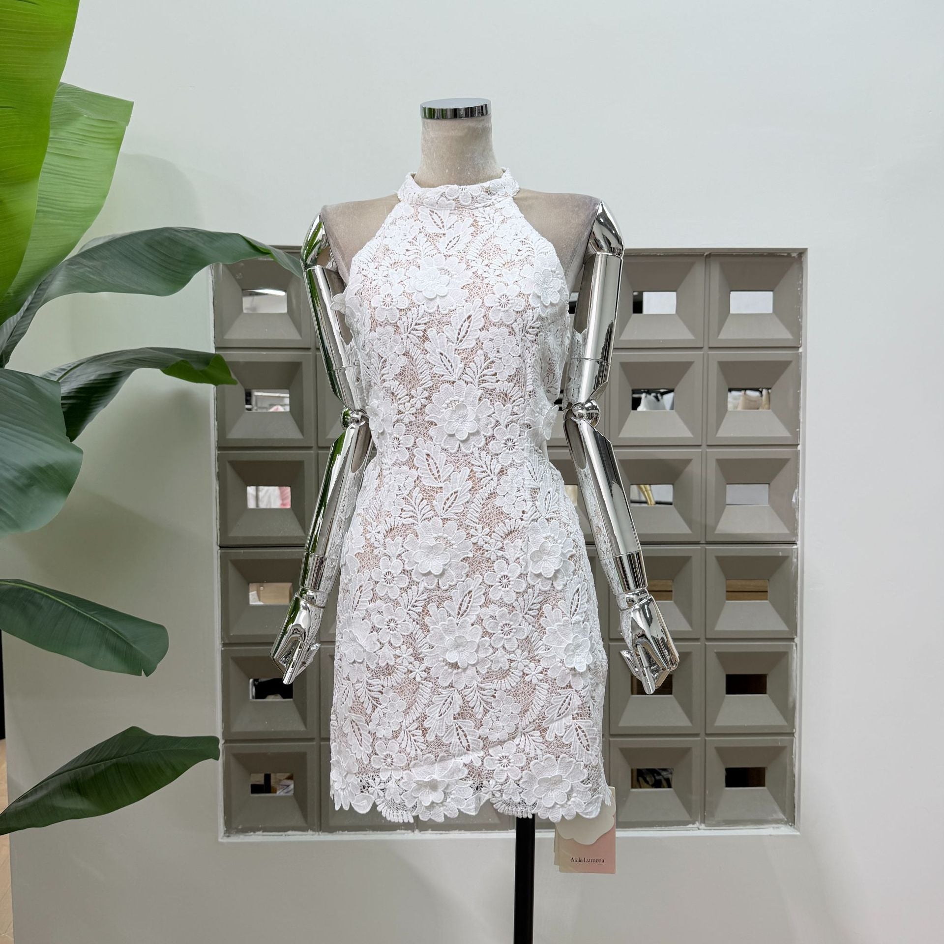 Flora Lace Mini Dress