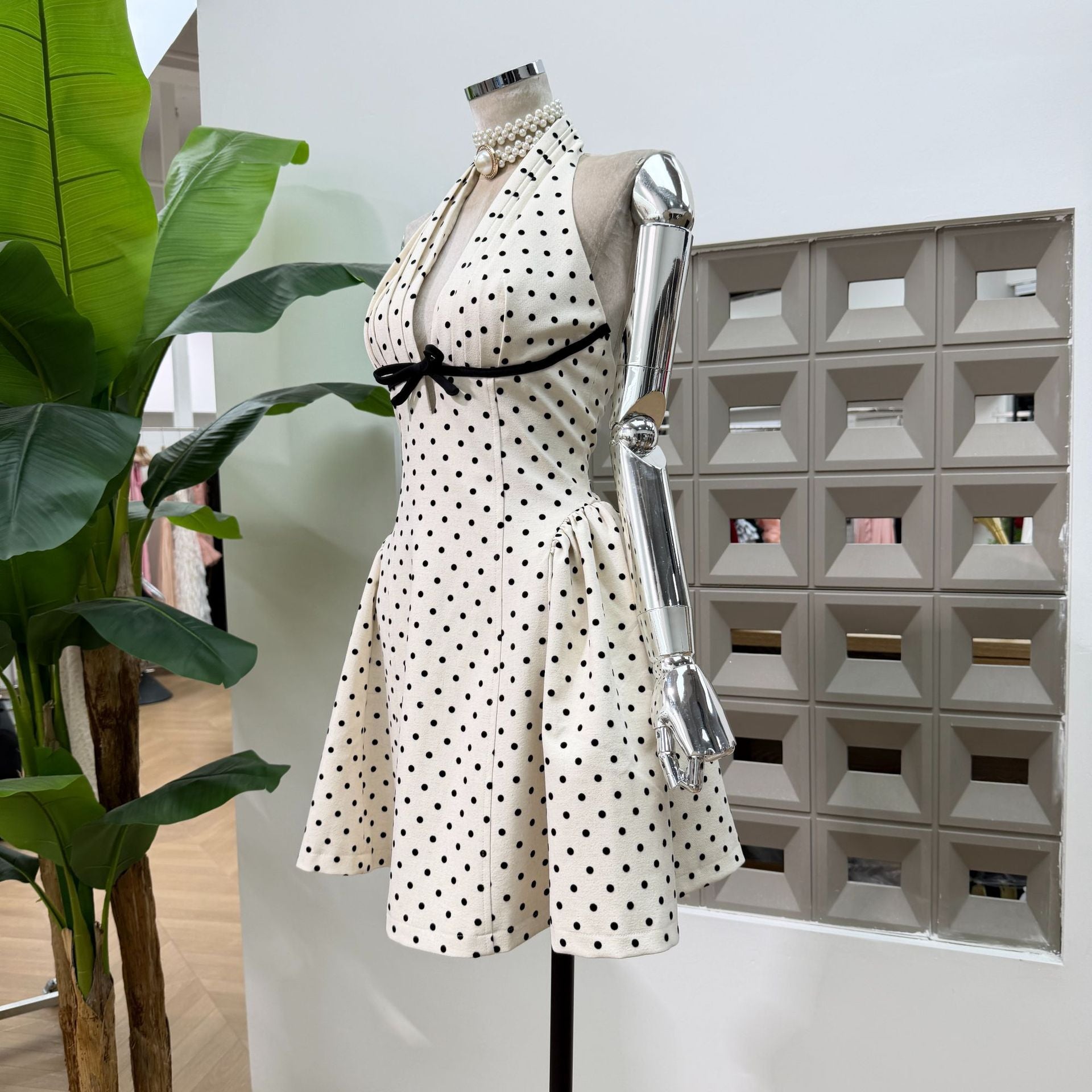 Daisy Polka Mini Dress
