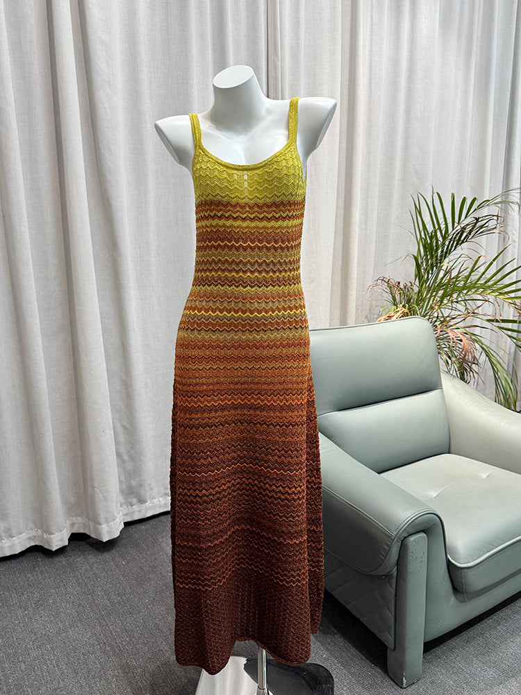 Liora Gradient Maxi Dress
