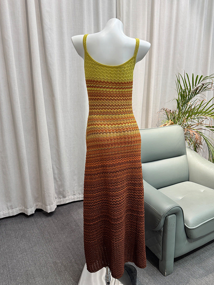 Liora Gradient Maxi Dress