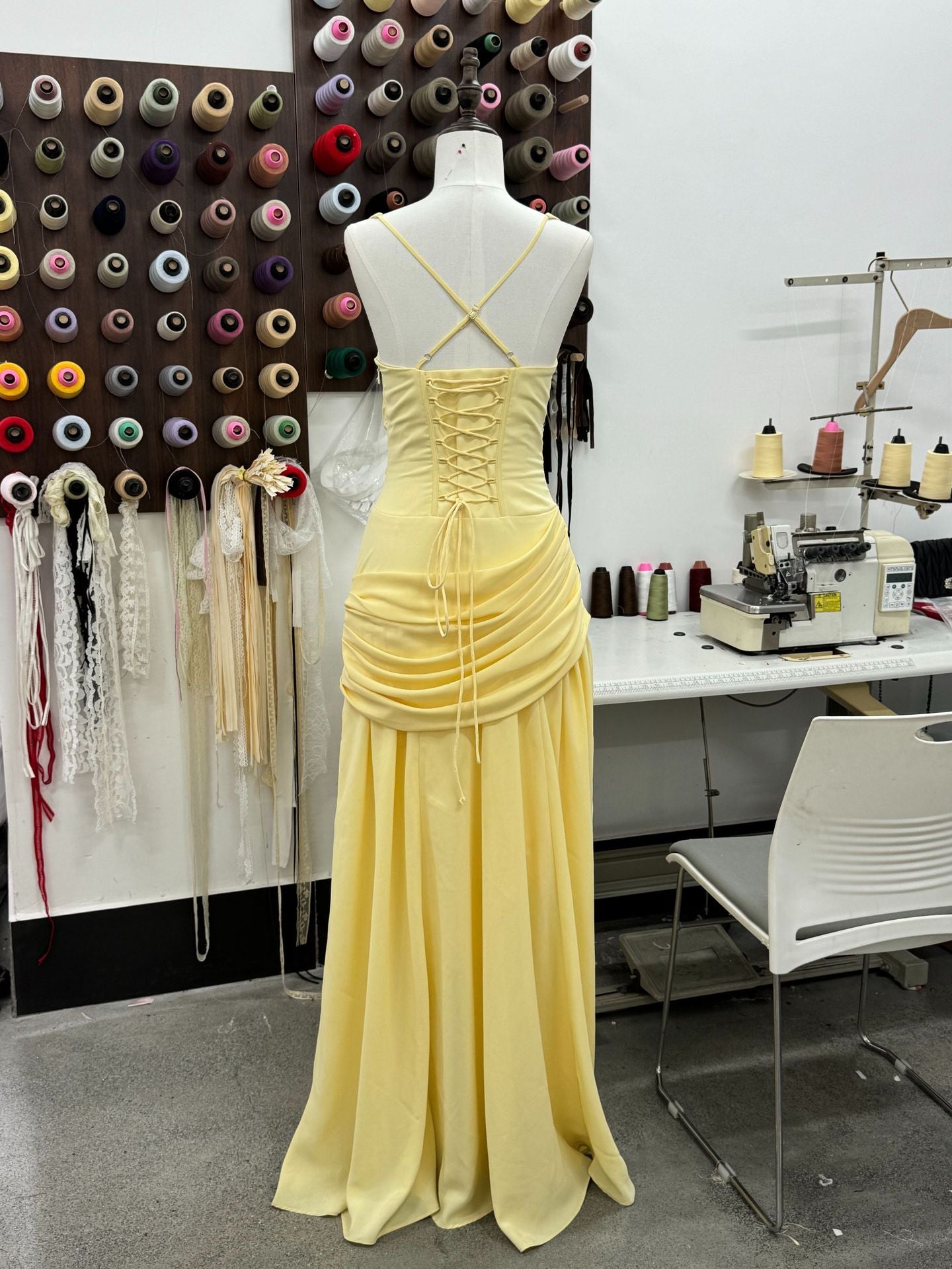 Liora Shirred Maxi Dress
