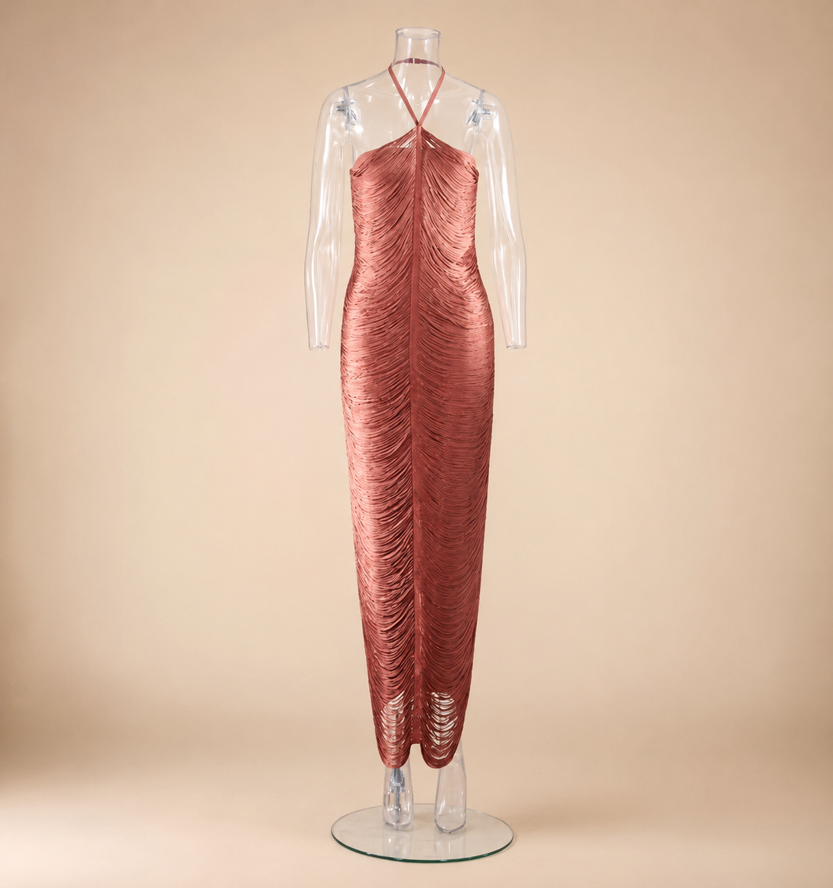Velmira Tassel Maxi Dress