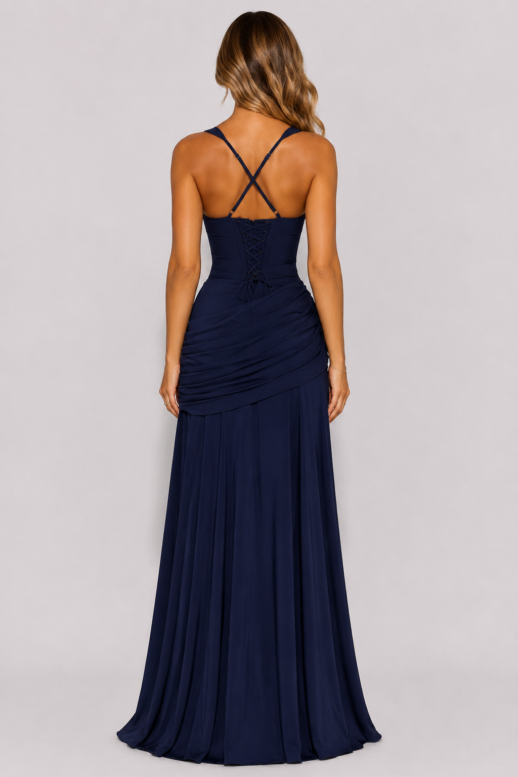 Liora Shirred Maxi Dress
