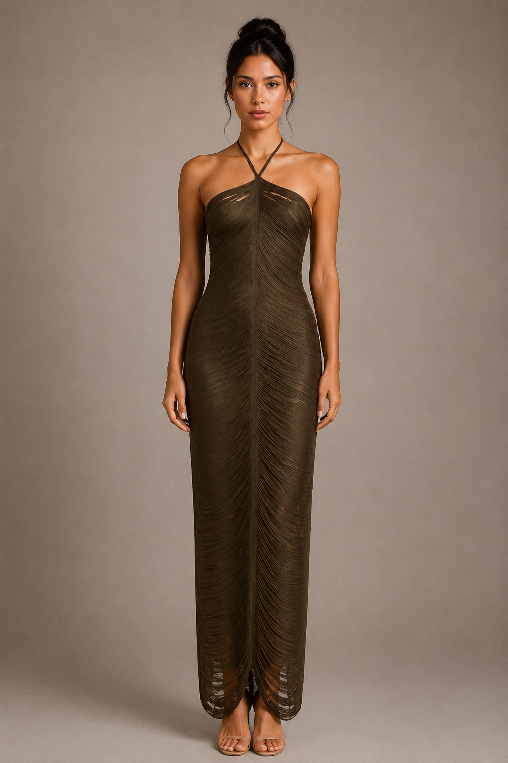 Velmira Tassel Maxi Dress