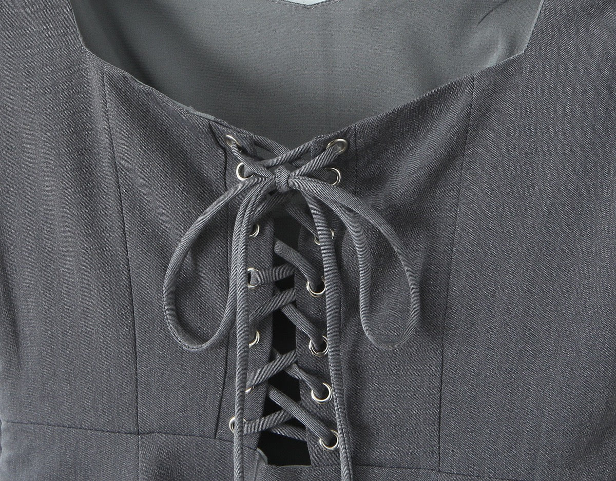 French Fitted Mini Dress