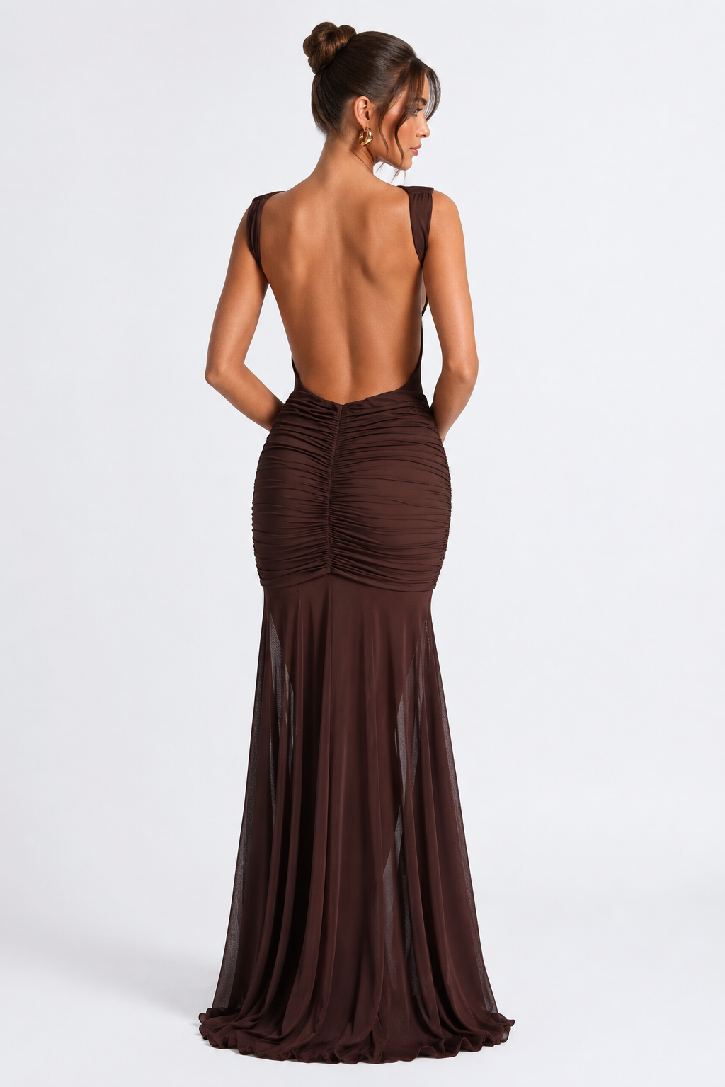 Noire Backless Maxi Dress