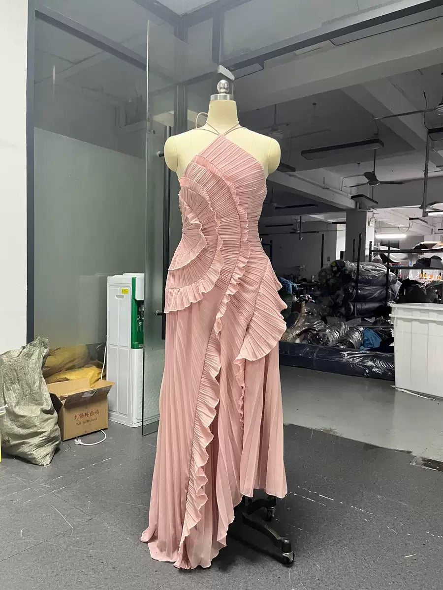 Ruffle Trim Dress