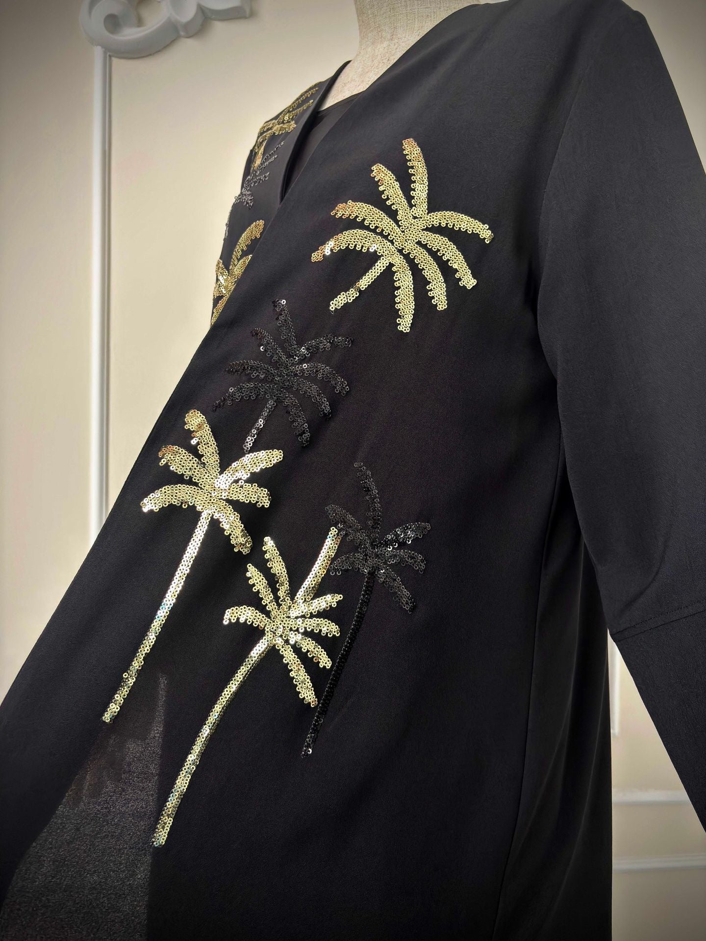 Sequin Abaya