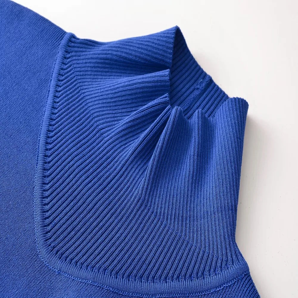 Valentina Bubble-Hem Sweater