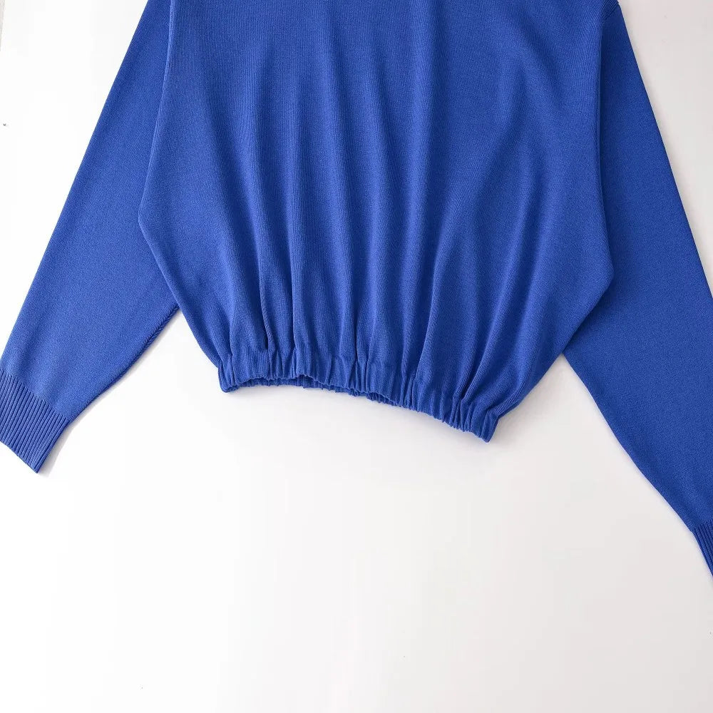 Valentina Bubble-Hem Sweater