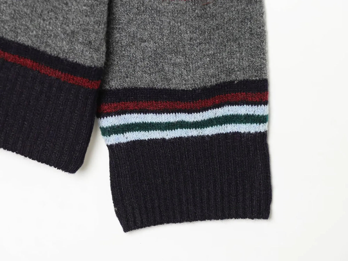 Quinby Stripe-Trim Pullover