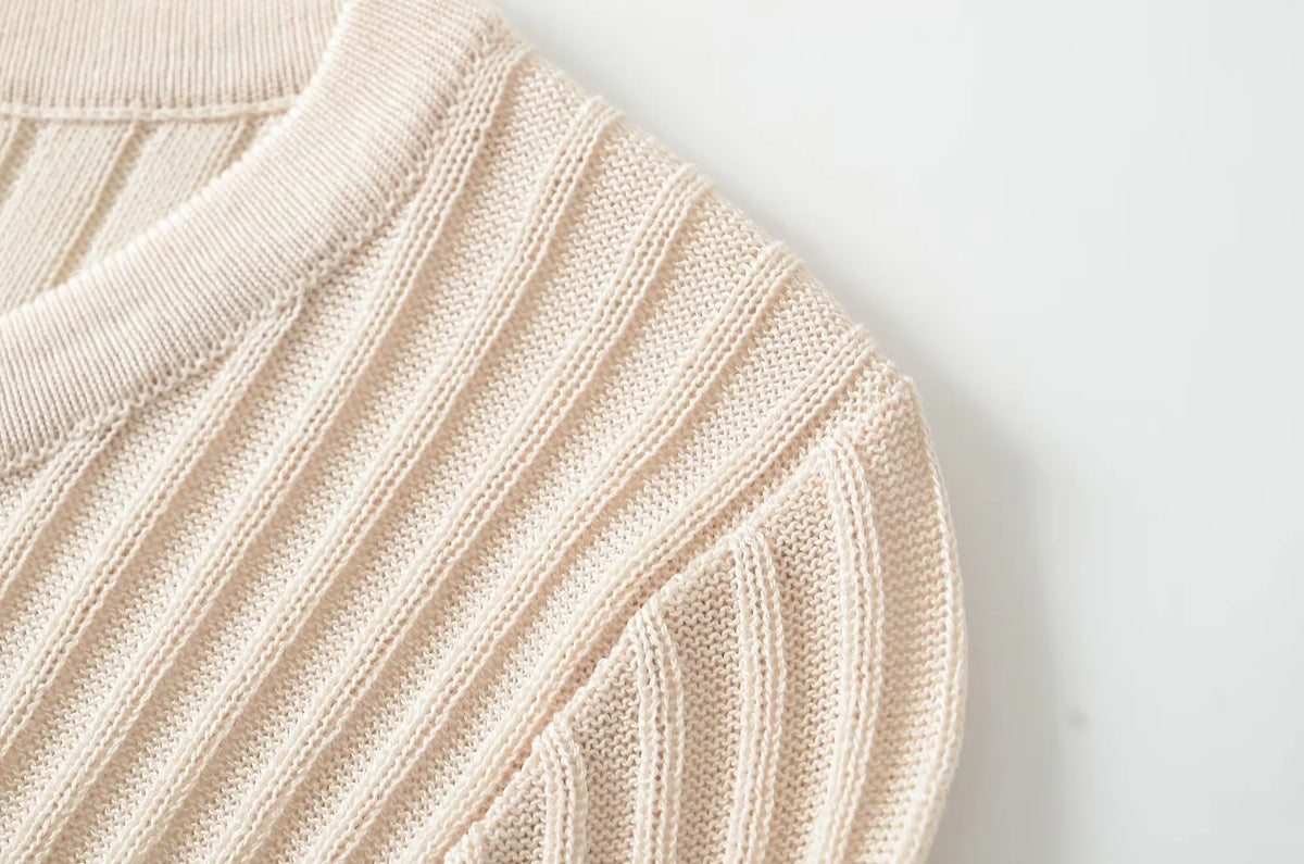 Fenella Ribbed Button Top