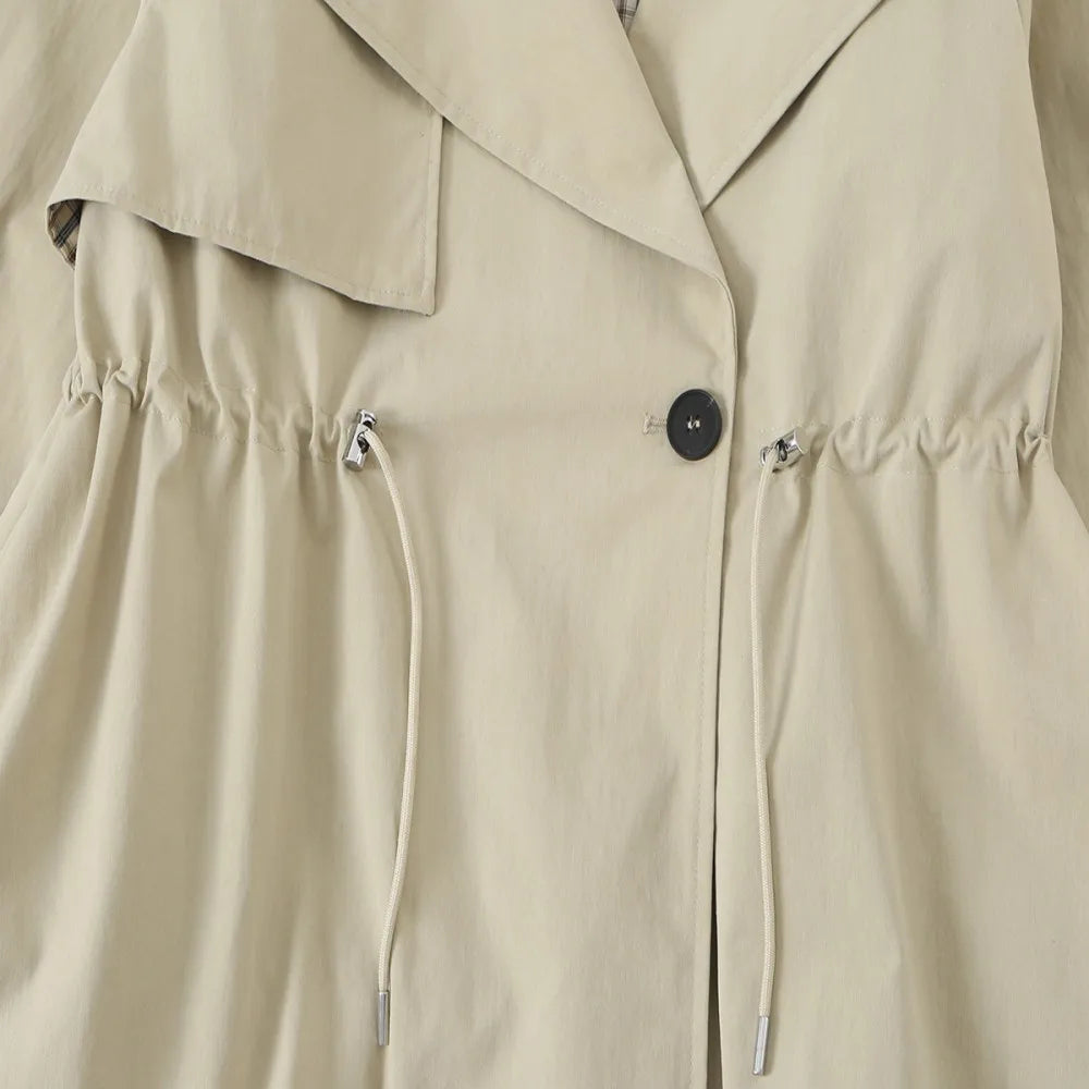 Gwendolyn Drawstring Trench