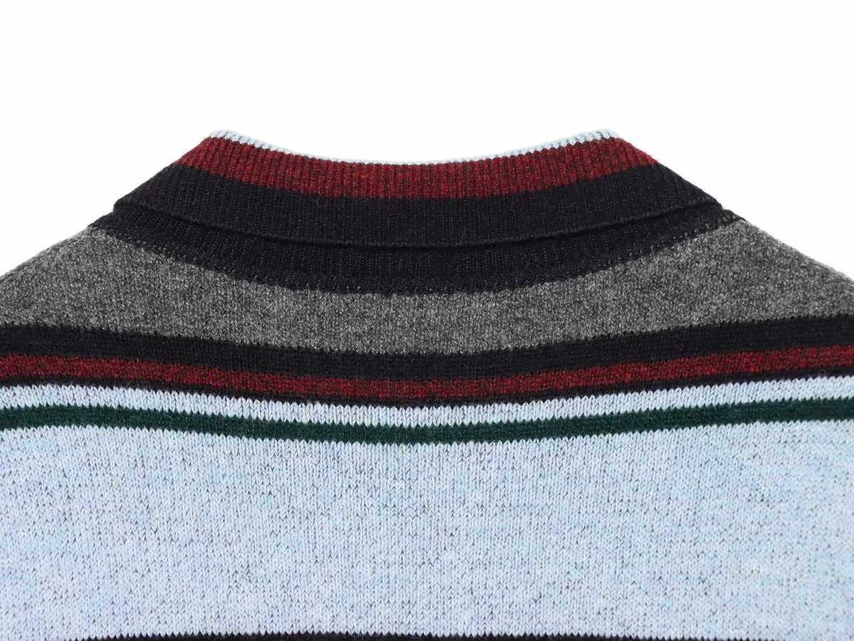 Quinby Stripe-Trim Pullover