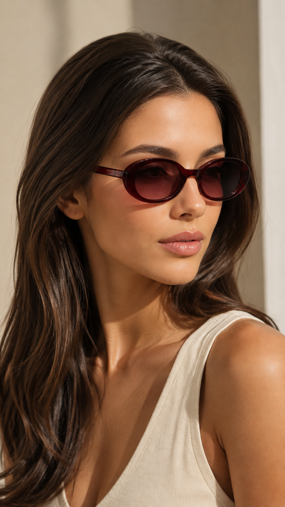 Candy Oval Small Frame Sunglasses