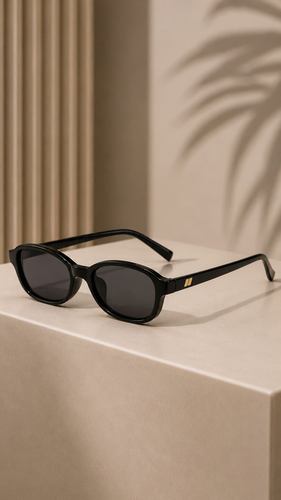 Slim Rectangle Retro Sunglasses