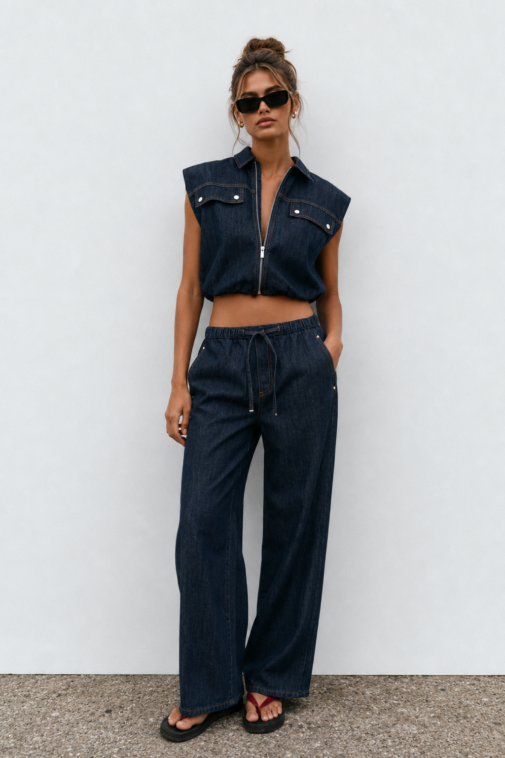 Roxie Denim Set