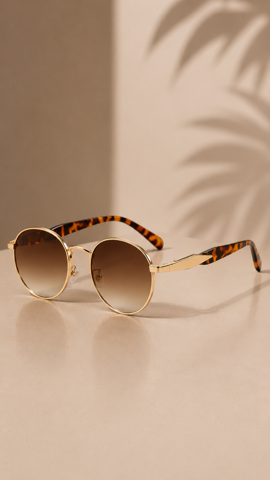 Round Metal Retro Sunglasses