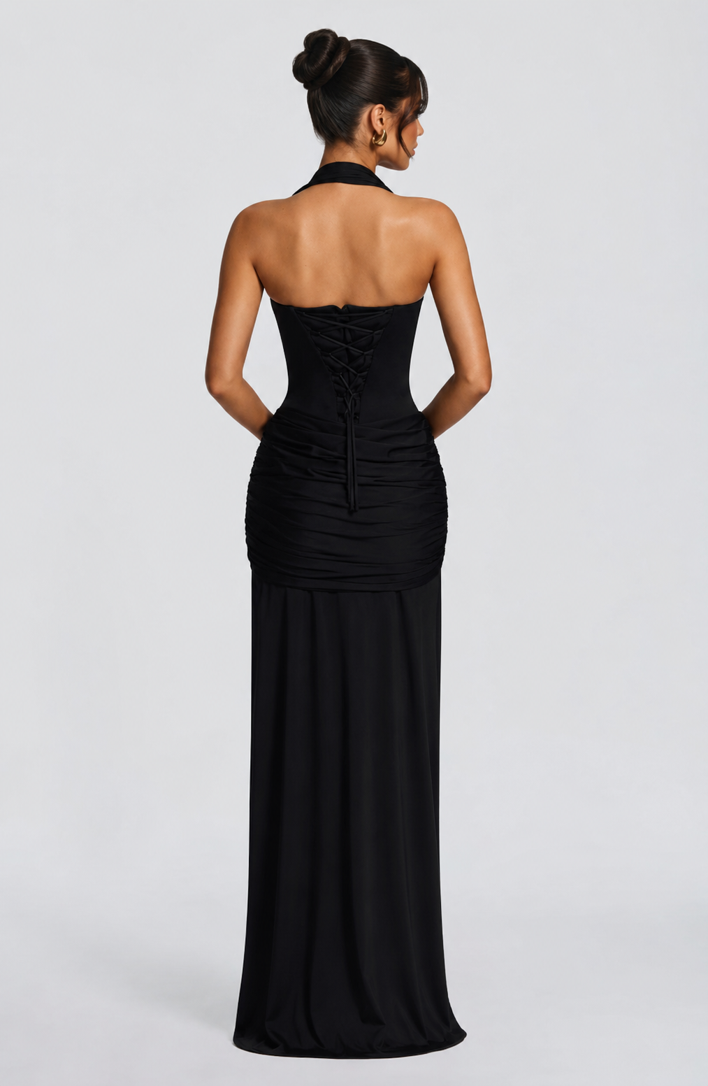 Zalira Halter Maxi Dress