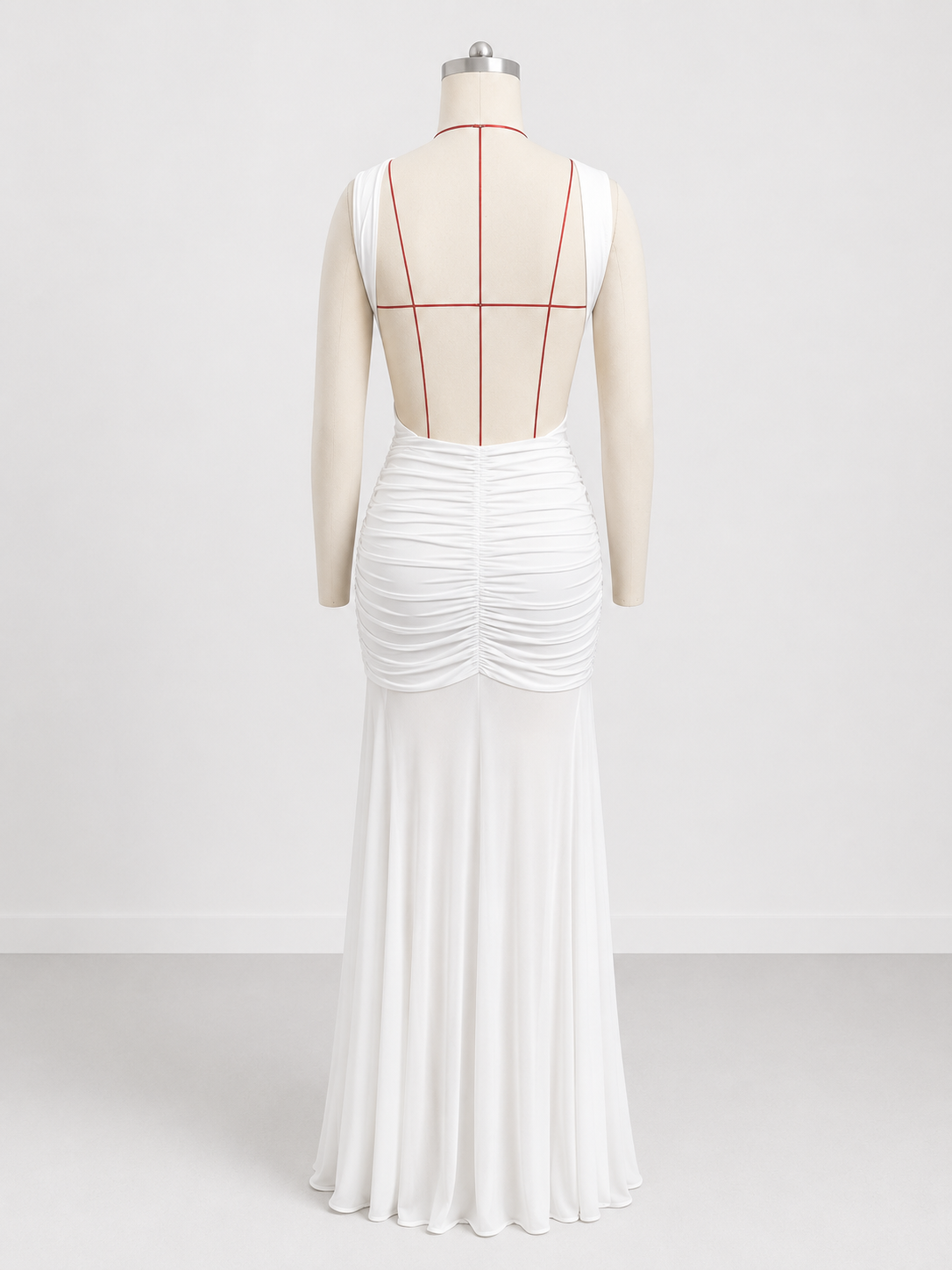 Noire Backless Maxi Dress