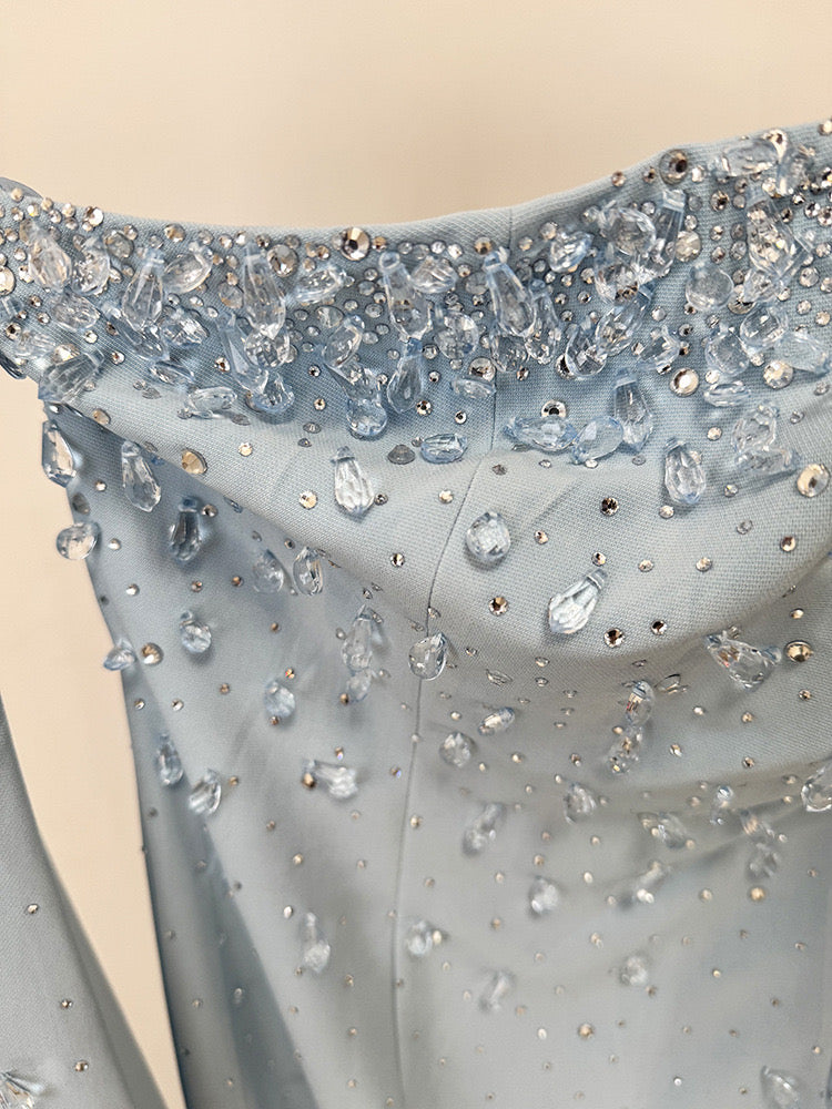 Celestia Crystal Maxi Dress