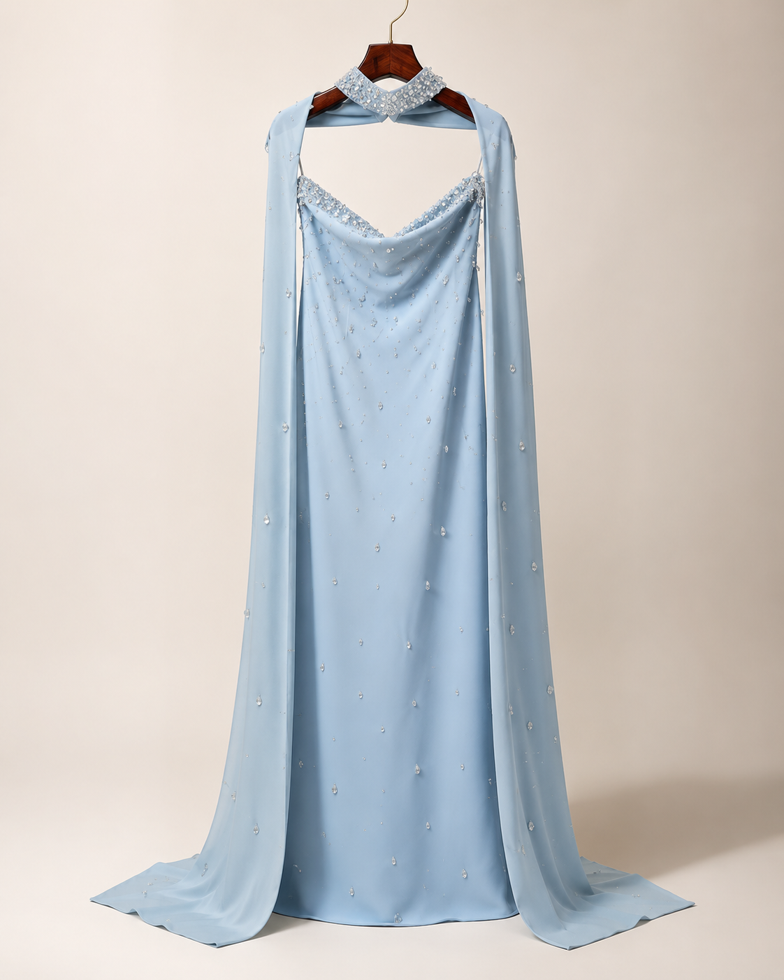 Celestia Crystal Maxi Dress