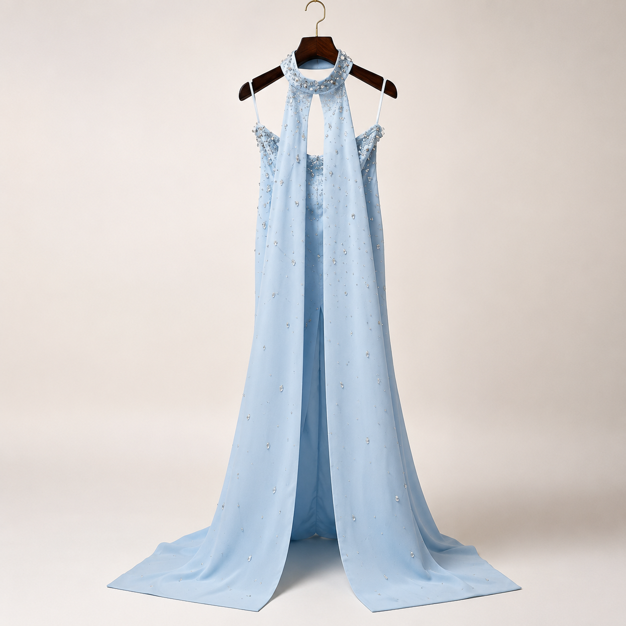 Celestia Crystal Maxi Dress