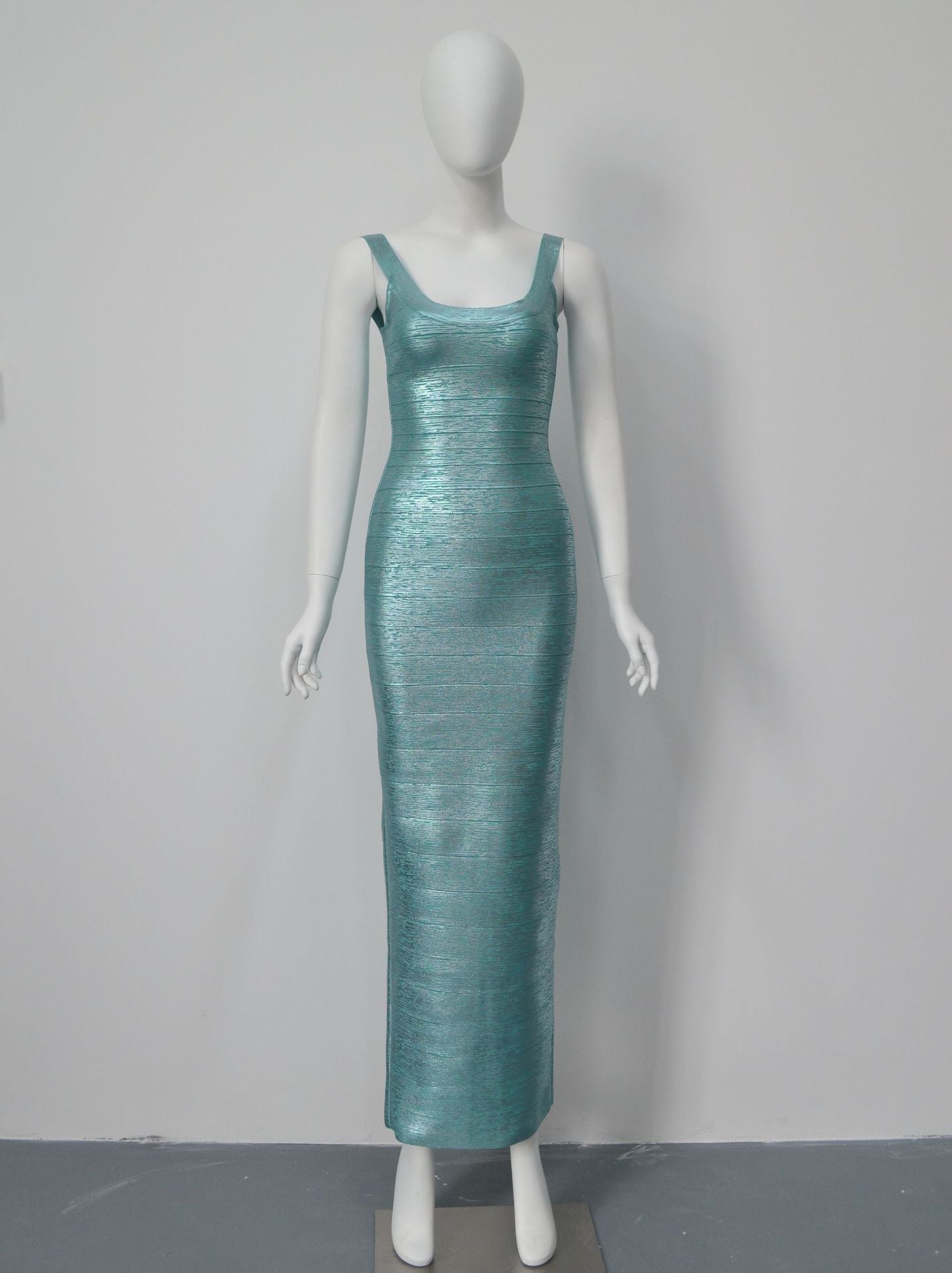 Lurexia Foil Maxi Dress