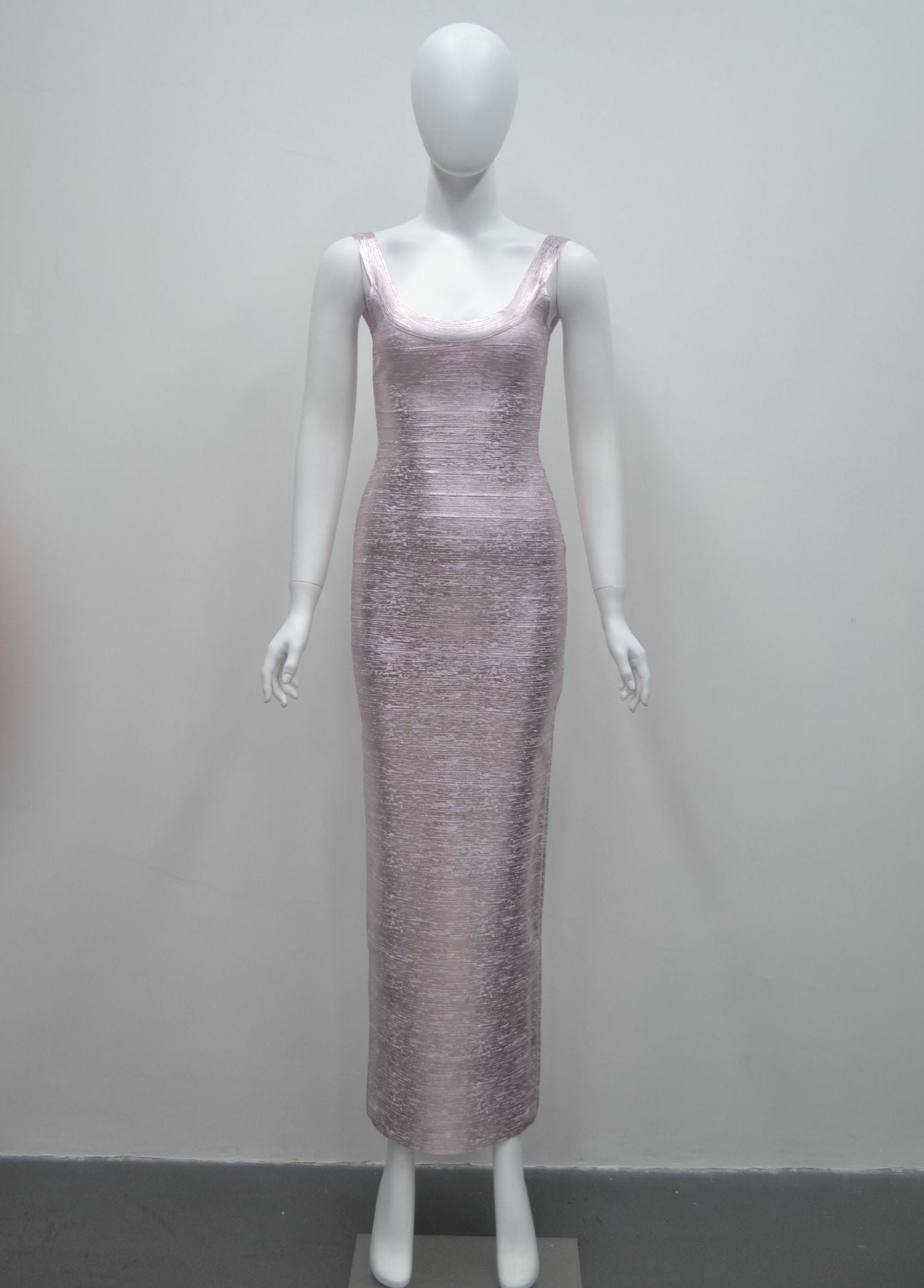 Lurexia Foil Maxi Dress