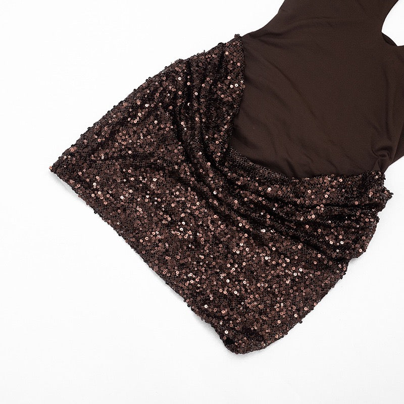 Veloura Sculpt Halter Dress