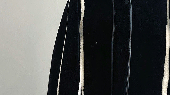 Leocadia Contrast-Seam Jacket