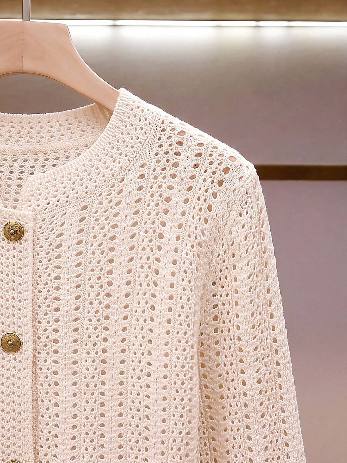 Odette Crochet Knit Cardigan