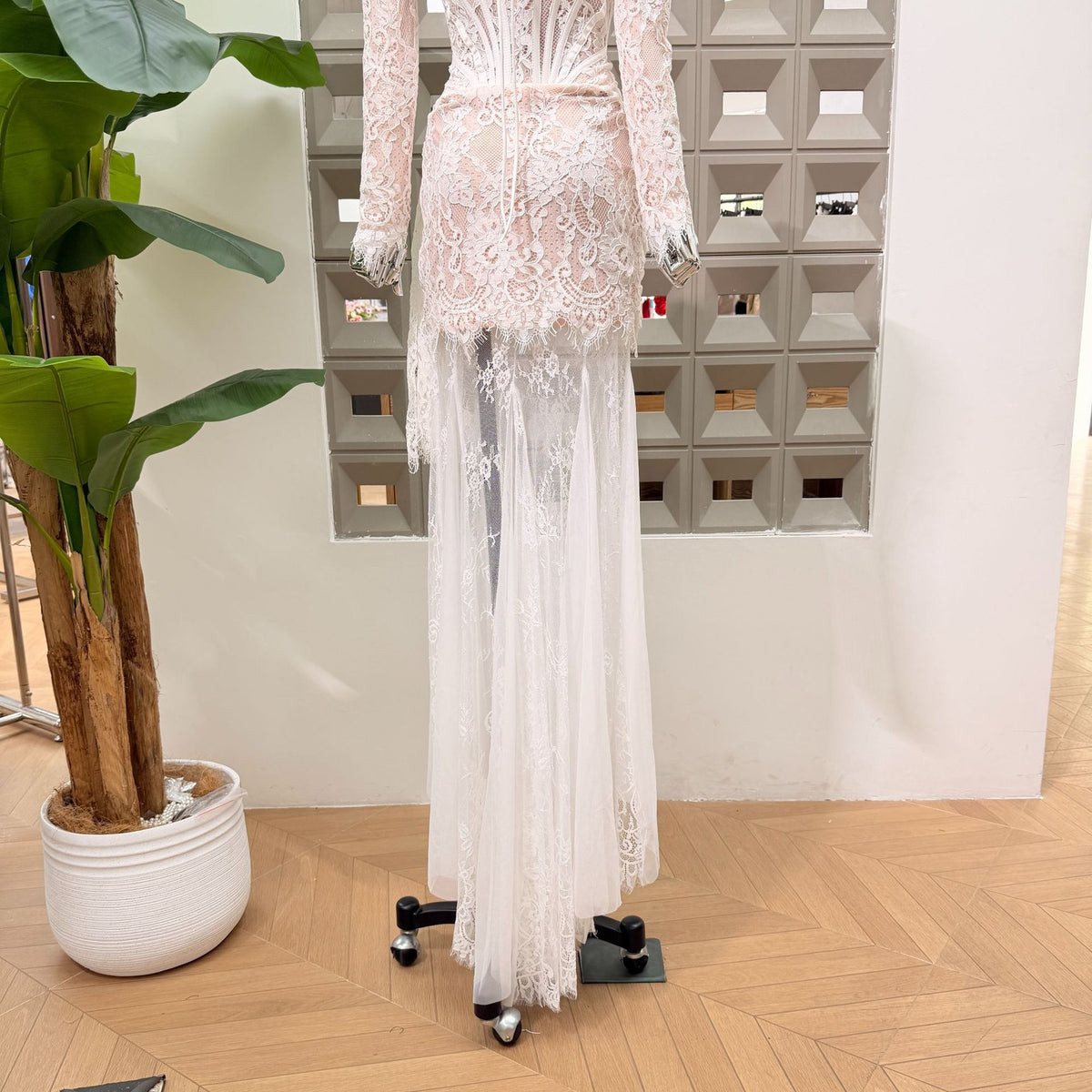 Sidonie Boned Fishtail Maxi