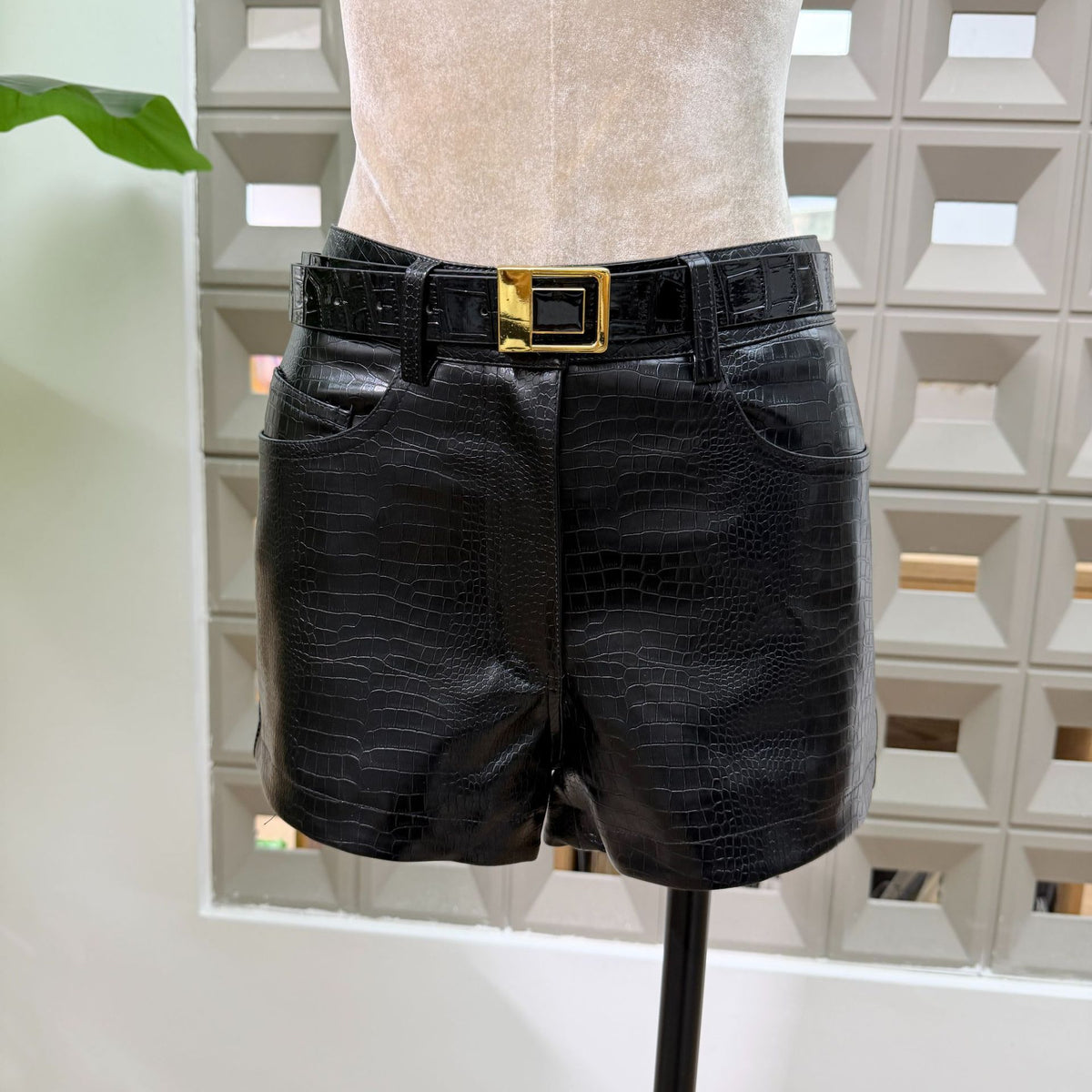 Rhea Faux-Leather Set