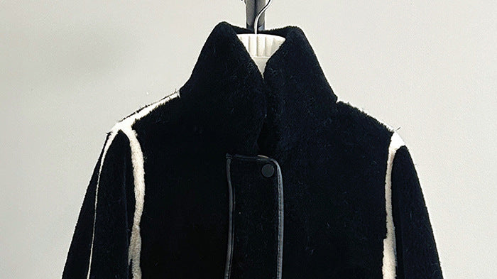Leocadia Contrast-Seam Jacket