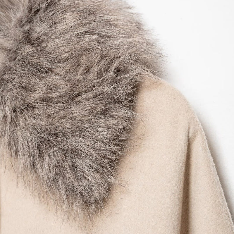 Delphia Plush-Collar Coat