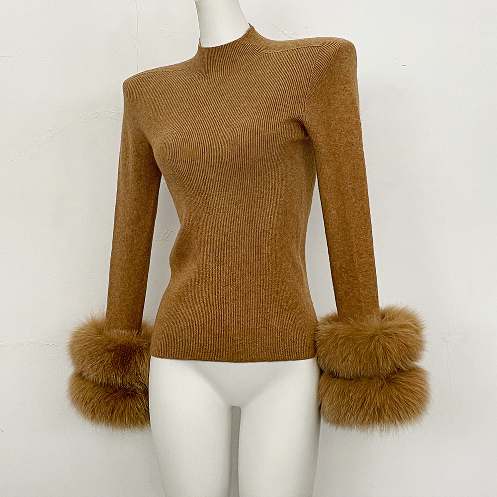 Theodora Fox-Trim Top