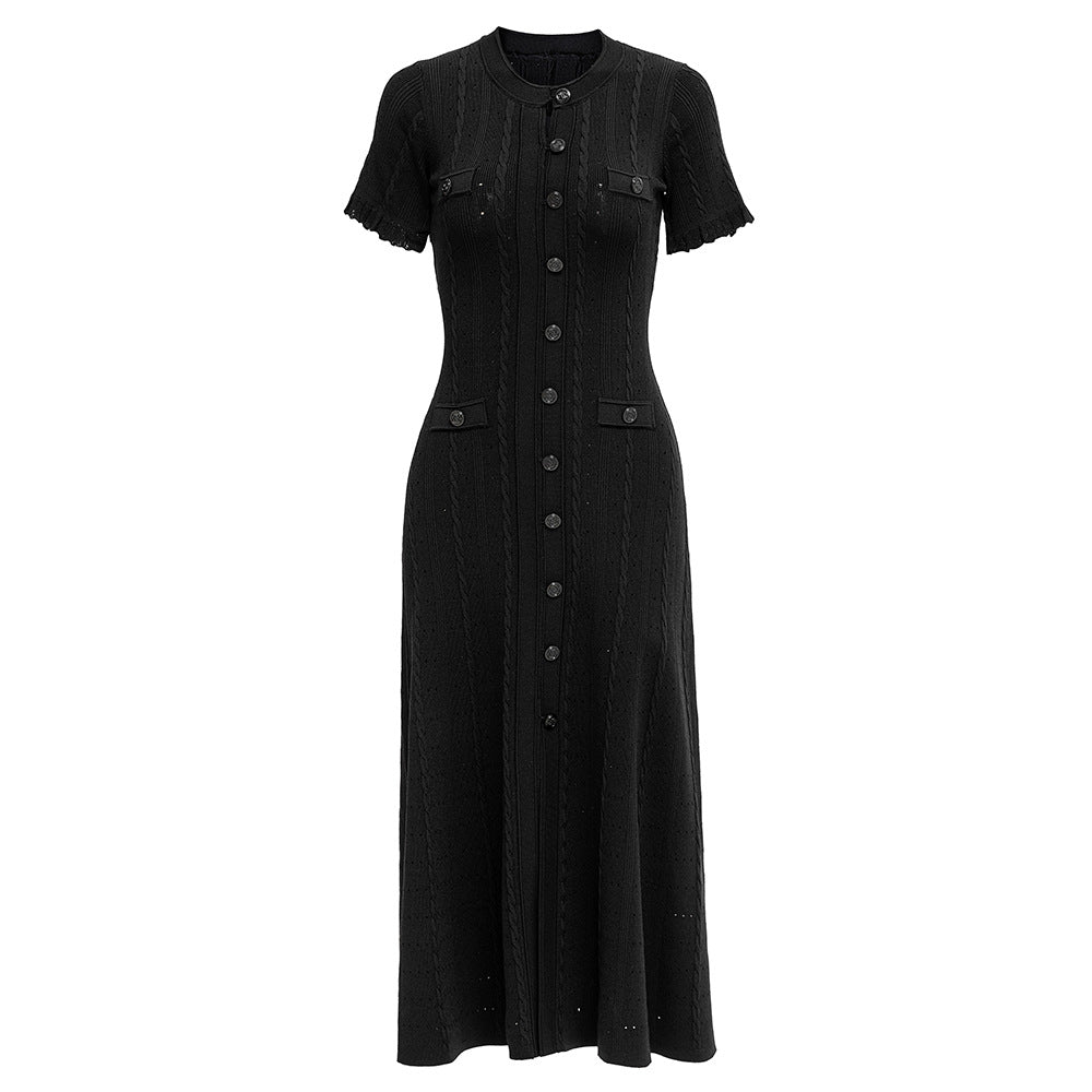 Sculpt Knit Hollow Dress