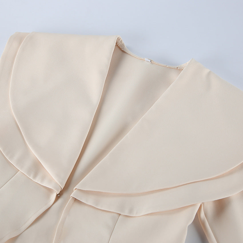 Celeste Wide-Lapel Suit Set