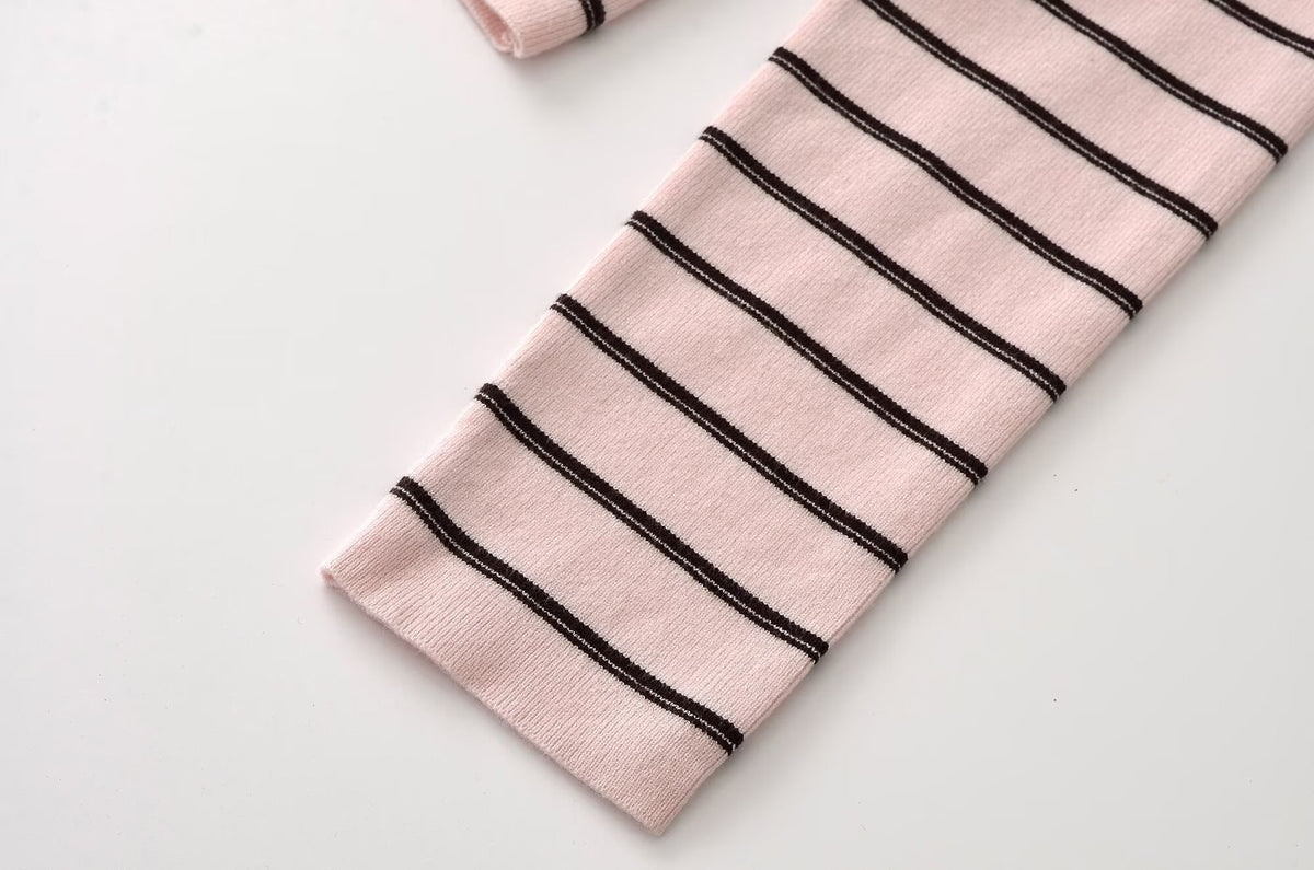 Hermione Striped Zip Knit