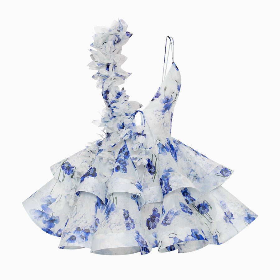 Flora Strap Mini Dress