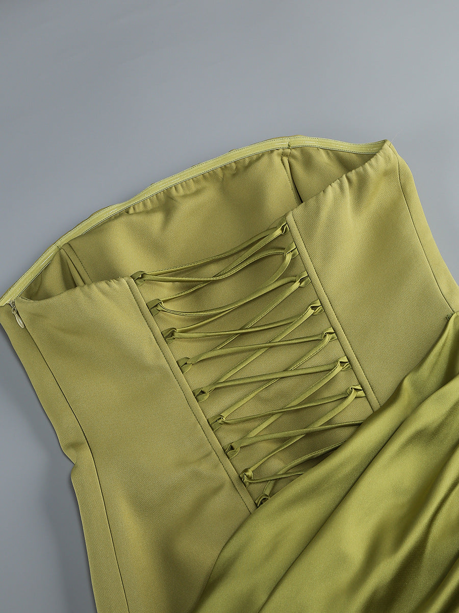 Paulette Corset-Back Maxi