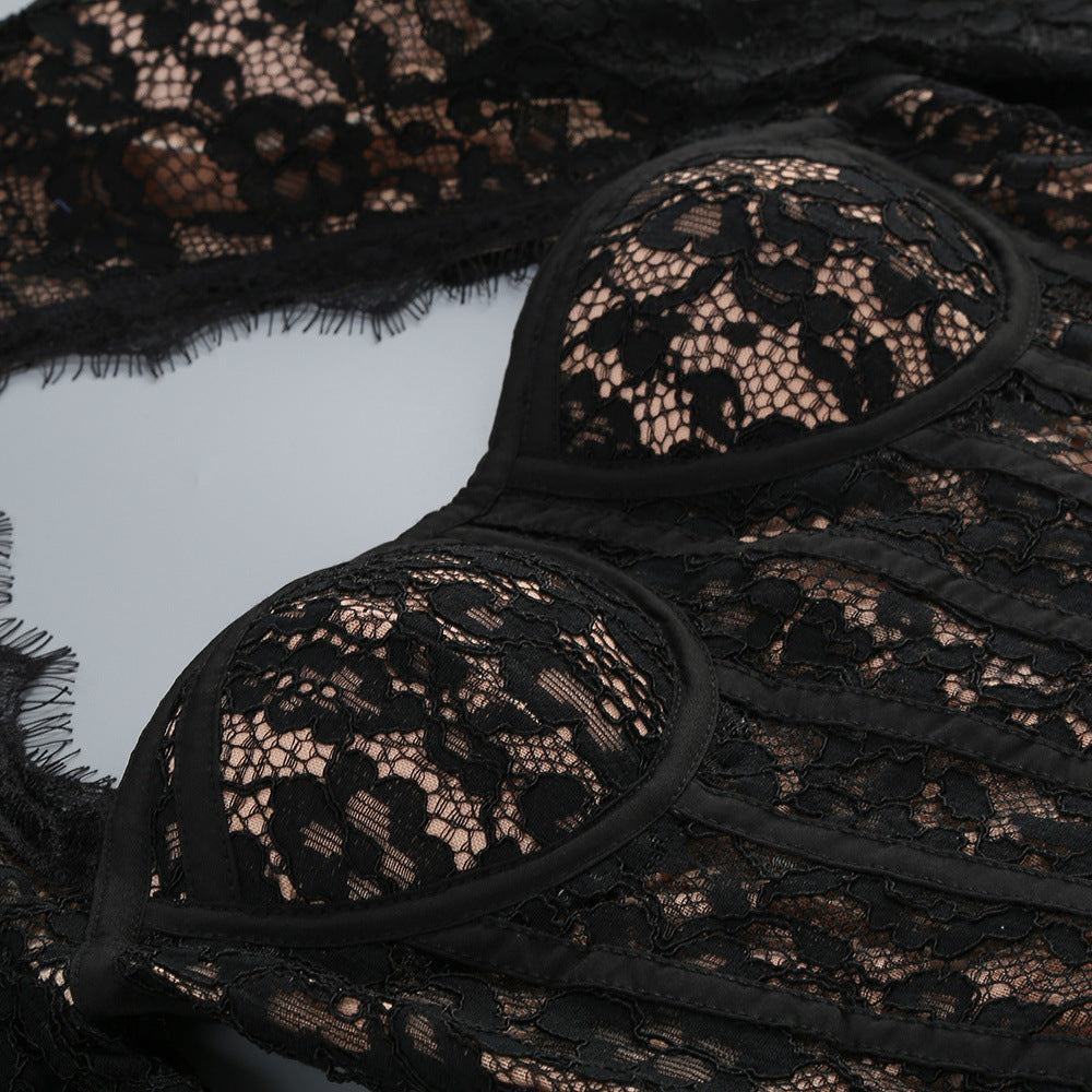Noelia Lace Corset Mini