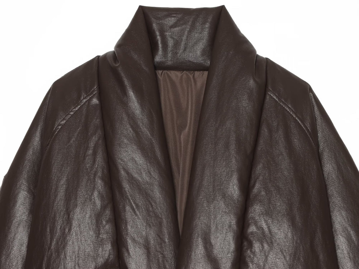 Leonora Drape-Collar Bomber