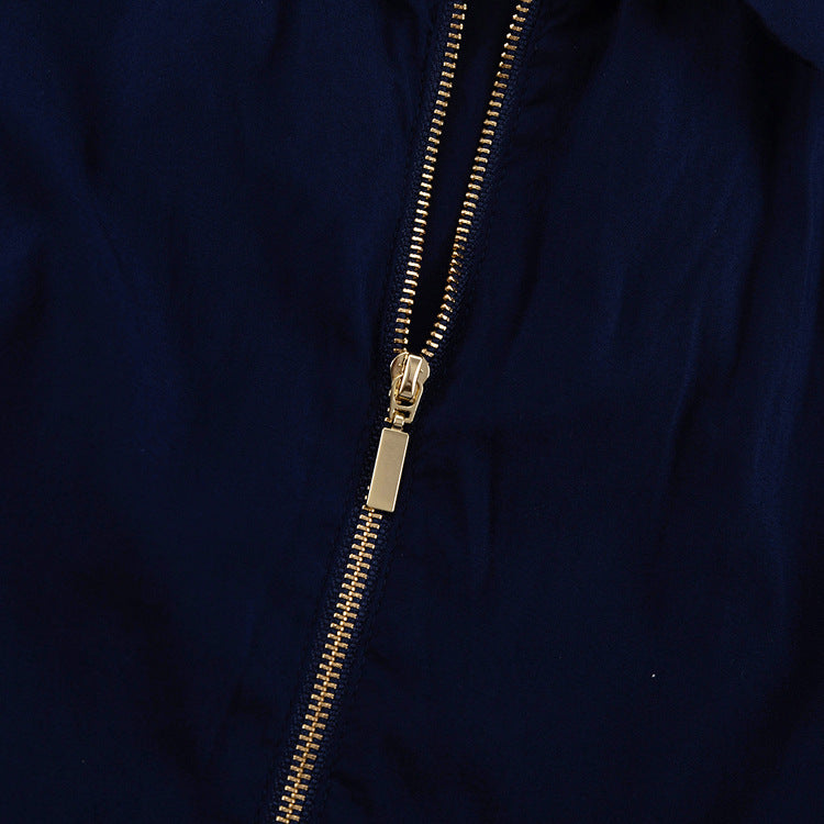 Zip Collar Top and Jogger Set