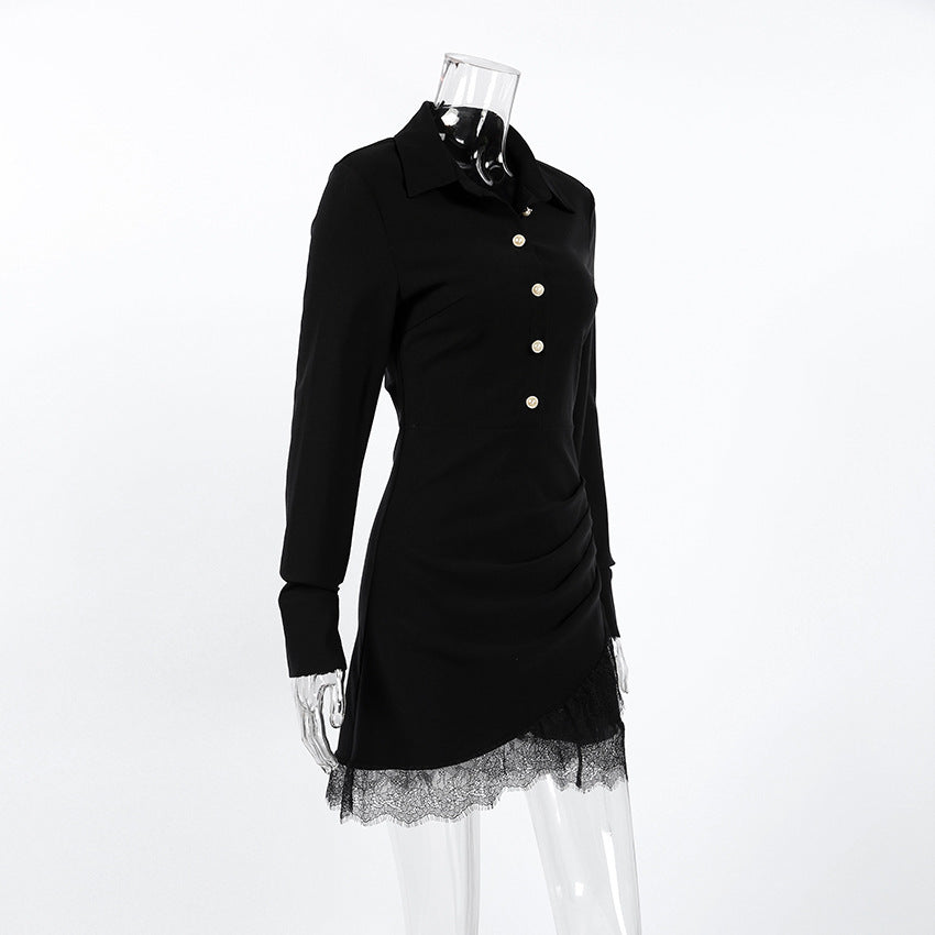 Odette Pearl Shirt Dress